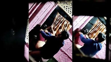 Cowgirl sex position captured in hidden camera