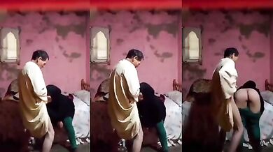 Muslim aunty doing blowjob to father-in-law