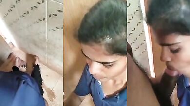 Blowjob de rahi hai Tamil girl