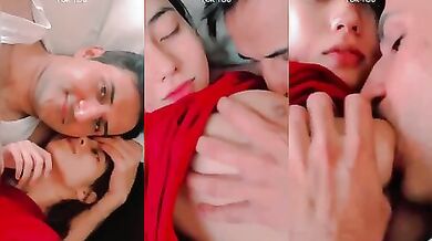 College lovers liplock kissing sex