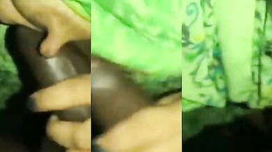 Black dick fighting with sharp boobs nipple