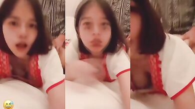 Desi Nepali girl ki doggy style chudai