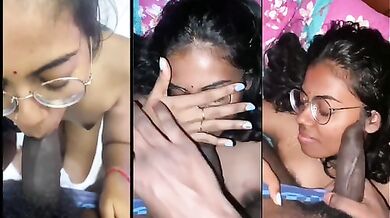 Tamil family specs girl blowjob