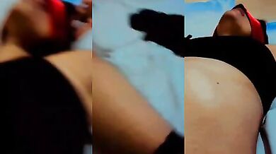 GF half nude moaning viral video