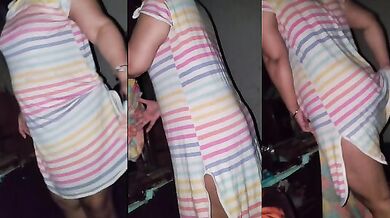 Mumbai modern aunty dress change