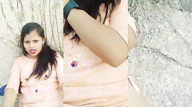 Outdoor mein hot desi girl ki hairy chut ki chudai