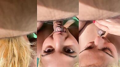 Swimming pool blowjob video