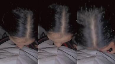 Step sister mid night blowjob sex