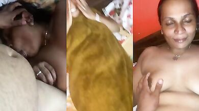 Real desi tamil aunty satisfied fuck