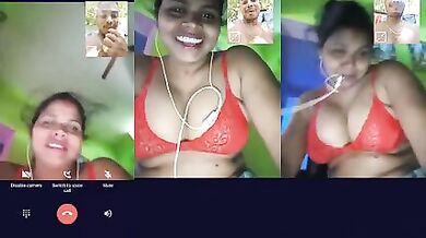 Village item girl half nude video call