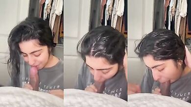 Horny girlfriend Neha ki blowjob sex video