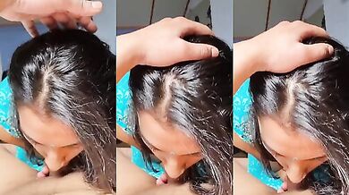 Beautiful girlfriend Khushbu ne lund chusa