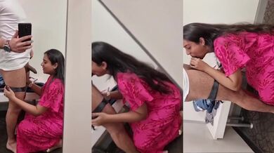 Desi sexy bhabhi ne blowjob diya