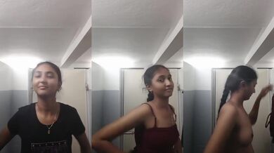 Desi girl Nisha ki boobs ki selfie