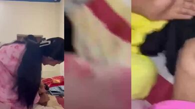 Ladies hostel lesbian girls fun play