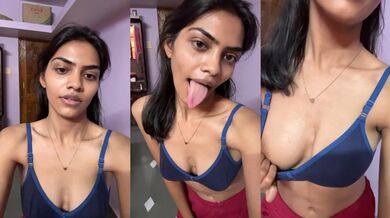Chennai college girl showcase small boobs