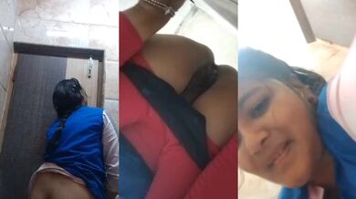 Working servant lady hairy pussy MMS