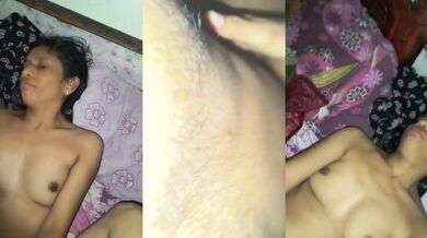 Maid aunty first night sex in the bedroom