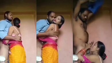 Khade khade bhabhi ne blowjob diya